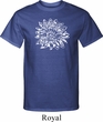 Mens Yoga Shirt Sketch Lotus Tall Tee T-Shirt