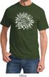 Mens Yoga Shirt Sketch Lotus Tee T-Shirt