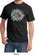Mens Yoga Shirt Sketch Lotus Tee T-Shirt