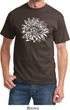 Mens Yoga Shirt Sketch Lotus Tee T-Shirt