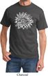 Mens Yoga Shirt Sketch Lotus Tee T-Shirt