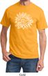 Mens Yoga Shirt Sketch Lotus Tee T-Shirt