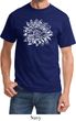 Mens Yoga Shirt Sketch Lotus Tee T-Shirt