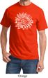 Mens Yoga Shirt Sketch Lotus Tee T-Shirt