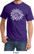 Mens Yoga Shirt Sketch Lotus Tee T-Shirt