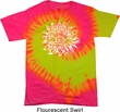 Mens Yoga Shirt Sketch Lotus Tie Dye Tee T-shirt