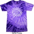 Mens Yoga Shirt Sketch Lotus Tie Dye Tee T-shirt