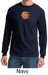 Mens Yoga Shirt Sleeping Sun Meditation Adult Long Sleeve Shirt