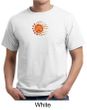 Mens Yoga Shirt Sleeping Sun Meditation Adult Organic T-shirt