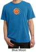 Mens Yoga Shirt Sleeping Sun Meditation Adult Pigment Dyed T-shirt