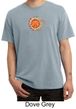 Mens Yoga Shirt Sleeping Sun Meditation Adult Pigment Dyed T-shirt