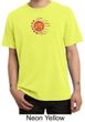 Mens Yoga Shirt Sleeping Sun Meditation Adult Pigment Dyed T-shirt