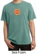 Mens Yoga Shirt Sleeping Sun Meditation Adult Pigment Dyed T-shirt