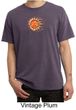 Mens Yoga Shirt Sleeping Sun Meditation Adult Pigment Dyed T-shirt
