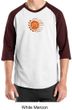 Mens Yoga Shirt Sleeping Sun Meditation Adult Raglan Shirt