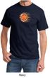 Mens Yoga Shirt Sleeping Sun Meditation Adult T-shirt