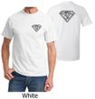 Mens Yoga Shirt Super OM Front and Back Print T-Shirt