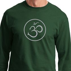Mens Yoga Shirt Thin OM Long Sleeve Tee T-Shirt