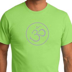 Mens Yoga Shirt Thin OM Organic Tee T-Shirt