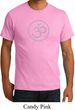 Mens Yoga Shirt Thin OM Organic Tee T-Shirt
