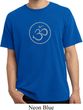 Mens Yoga Shirt Thin OM Pigment Dyed Tee T-Shirt