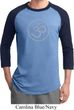 Mens Yoga Shirt Thin OM Raglan Tee T-Shirt