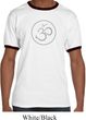 Mens Yoga Shirt Thin OM Ringer Tee T-Shirt
