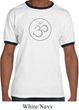 Mens Yoga Shirt Thin OM Ringer Tee T-Shirt