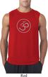 Mens Yoga Shirt Thin OM Sleeveless Tee T-Shirt