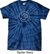 Mens Yoga Shirt Thin OM Spider Tie Dye Tee T-shirt