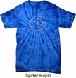 Mens Yoga Shirt Thin OM Spider Tie Dye Tee T-shirt