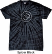 Mens Yoga Shirt Thin OM Spider Tie Dye Tee T-shirt