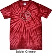 Mens Yoga Shirt Thin OM Spider Tie Dye Tee T-shirt