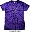 Mens Yoga Shirt Thin OM Spider Tie Dye Tee T-shirt