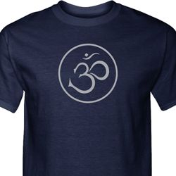Mens Yoga Shirt Thin OM Tall Tee T-Shirt