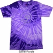 Mens Yoga Shirt Thin OM Tie Dye Tee T-shirt