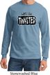 Mens Yoga Shirt Twisted Long Sleeve Tee T-Shirt