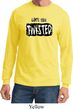 Mens Yoga Shirt Twisted Long Sleeve Tee T-Shirt