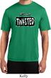 Mens Yoga Shirt Twisted Moisture Wicking Tee