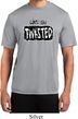 Mens Yoga Shirt Twisted Moisture Wicking Tee