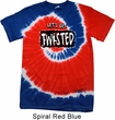 Mens Yoga Shirt Twisted Patriotic Tie Dye Tee T-shirt
