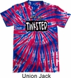 Mens Yoga Shirt Twisted Patriotic Tie Dye Tee T-shirt