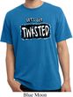 Mens Yoga Shirt Twisted Pigment Dyed Tee T-Shirt