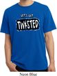 Mens Yoga Shirt Twisted Pigment Dyed Tee T-Shirt
