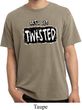 Mens Yoga Shirt Twisted Pigment Dyed Tee T-Shirt