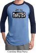 Mens Yoga Shirt Twisted Raglan Tee T-Shirt
