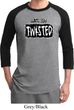 Mens Yoga Shirt Twisted Raglan Tee T-Shirt