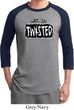 Mens Yoga Shirt Twisted Raglan Tee T-Shirt