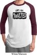 Mens Yoga Shirt Twisted Raglan Tee T-Shirt