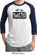 Mens Yoga Shirt Twisted Raglan Tee T-Shirt